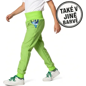 Chlapecké kalhoty Dětské softshellové kalhoty - nezateplené, Surf, 2 barevné varianty (Lehké letní chlapecké softshellové kalhoty pro děti na jaro a léto – 3 typy zakončení nohavic)