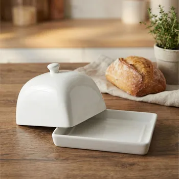 Máslenka Máslenka HOMEDELUX CONE 15×10×9 cm bílá