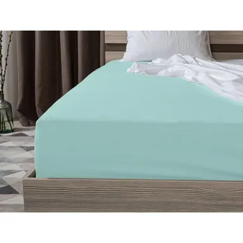 Prostěradlo Jersey prostěradlo EXCLUSIVE světle mentolové 180 x 200 cm