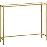 VASAGLE Konzolový stolek skleněná deska…