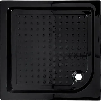Sprchová vanička BPS-koupelny Čtvercová akrylátová sprchová vanička HYD-SSV-SXL02A 80x80 černá