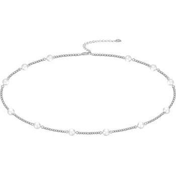 Řetízek Olivie Stříbrný perlový náhrdelník 9701 ≤5,9 g.