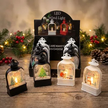 Lucerna Lampion LED DAILY INTERNATIONAL HOME MERRY CHRISTMAS 16×8,5 cm