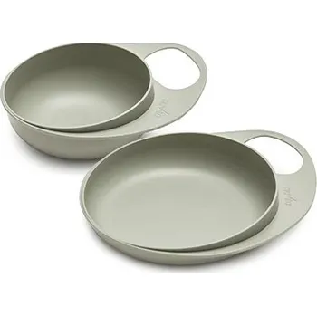 NUVITA Talíř a miska Green