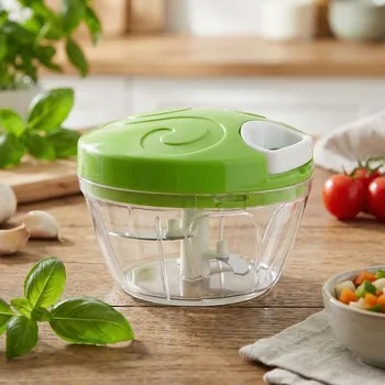 Kráječ zeleniny Otočný kráječ se 3 čepelemi DAILY INTERNATIONAL HOME 12,5 × 7 cm zelený