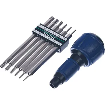 Šroubovák Japonský hvězdicový šroubovák s vyměnitelnými nástavci ENGINEER - DR-51