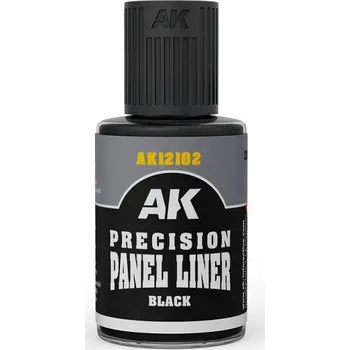 AK Interactive Black Precision Panel Liner 30ml