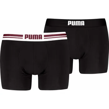Pánské spodní prádlo Pánské boxerky Puma BOXER EVERYDAY (2-PACK) černé 938476-15 - XL | UK 11 | US 11,5