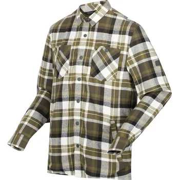Pánská košile Košile Regatta Dark Khaki Check 1008837 3XL