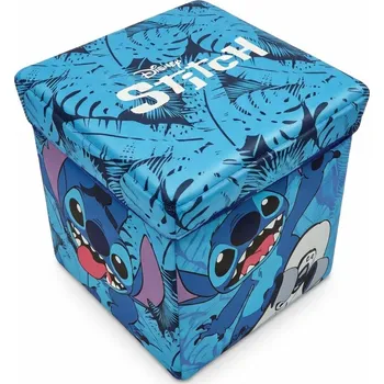 Úložný box Aymax Taburet LILO A STITCH skateboard modrý 30×30×30 cm