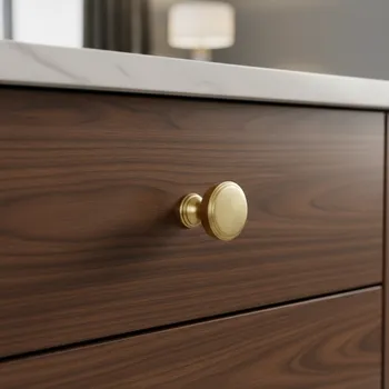 Interex design Úchytka knopka IMPERIAL / Broušené zlato