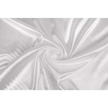 Satén elastický 100 g/m2 bílý 1 m