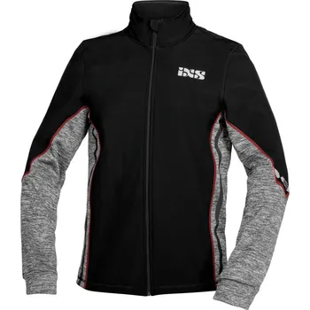 Pánská casual bunda IXS Ice 1.0 funkční bunda černá/šedá/červená L