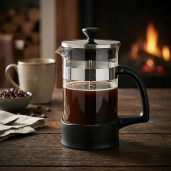 French press Nerezový french press DAILY INTERNATIONAL HOME 800 ml černý