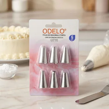 Cukrářské zdobicí trysky ODELO GITTE 6 ks