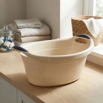 Koš na prádlo Oválná miska DAILY INTERNATIONAL HOME TILIA 25 l béžová