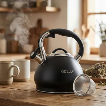 Konvice na čaj Čajník s filtrem ODELO RODRIGO 1,5 l černý