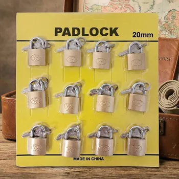 Skříňka na klíč Cestovní zámky DAILY INTERNATIONAL HOME 20 mm 12 ks