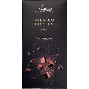 Čokoláda Ispiriti Hořká čokoláda 70% 80 g