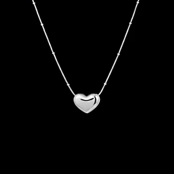 Náhrdelník Jemný náhrdelník „Srdce elegance“ z chirurgické oceli č. 1796
