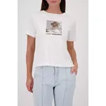 MONARI LIGHT LUXURY dámské triko bílé s potiskem