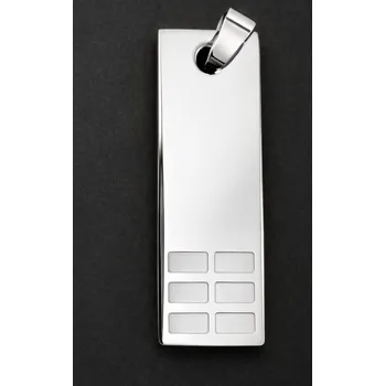 Přívěsek Destička - přívěsek z chirurgické oceli – minimalistický a nadčasový šperk