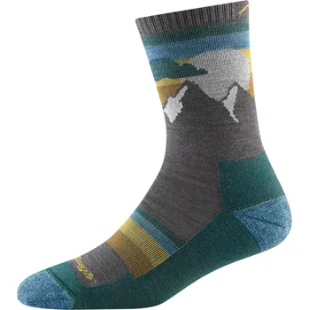 Pánské ponožky Dámské ponožky Darn Tough Sunset Ledge Micro Crew Lightweight With Cushion Velikost ponožek: 35-38 / Barva: modrá