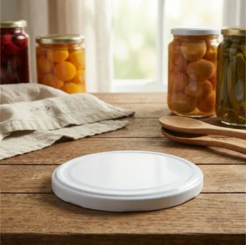 Víčko na zavařovací sklenici Víčko SMAKI BABUNI 89 mm bílé 530 ks