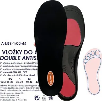 Vložka do bot Dr. Grepl Vložky DOUBLE ANTISHOCK 43-45 /L/