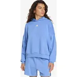 Mikina adidas W 3Ss Fl Hd2 Blue Fushion XS