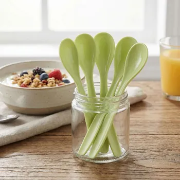 Příbor Jogurtové lžičky DAILY INTERNATIONAL HOME RONI 15 × 3 cm pistáciové 6 ks