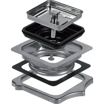 Vestavná trouba Adaptér z nerezové oceli, který umožňuje připojit drtiÄ potravinového odpadu s upevněním typu ISE k Ätvercovému výpusti dřezu (dřezy Teka s Ätvercovým odtokem). Čistý, ladící povrch pro dokonalý vzhled.