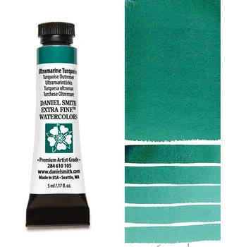 Výtvarná barva Akvarelová barva Daniel Smith Extra Fine, 5ml - tyrkysová Barva: 105 - Ultramarine Turquouse