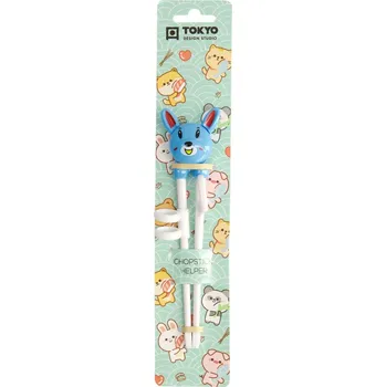 Sada nádobí Tokyo Design Studio Children Chopsticks Rabbit 18cm Blue 18380 6/240