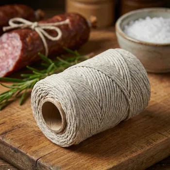 Uzenářský provázek SMAKI BABUNI 100 g šedý