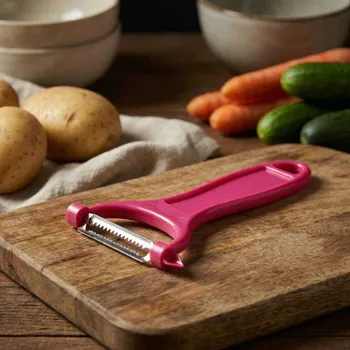 Kuchyňská škrabka Zubatá škrabka příčná DAILY INTERNATIONAL HOME 4,5 cm růžová 10 ks