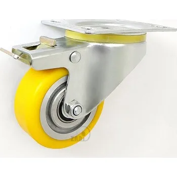 Příslušenství k zahradní technice Polyuretanové kolo 80 mm otočná vidlice