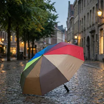 Slunečník Automatický deštník 10-drátový DAILY INTERNATIONAL HOME prům. 95 cm duha