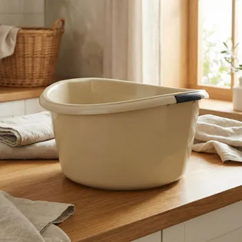 Koš na prádlo Hospodářská mísa s uchyty DAILY INTERNATIONAL HOME ROSALIE 20 l béžová