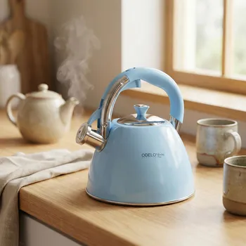 Konvice na čaj Čajník s píšťalkou ODELO PRESTIGE LINE ELIGIO 2 l modrý