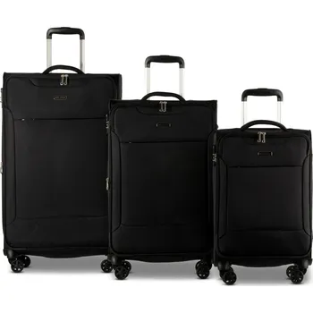 WORLDPACK Sada kufrů Victoria Black 3-set