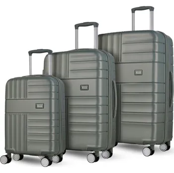 Sada cestovních kufrů ROCK Aspen PP 103 l / 61 l / 36 l - světle zelená