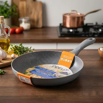 Pánev Pánev s mramorovým povrchem PFLUON ODELO AMAYA 28 cm šedá