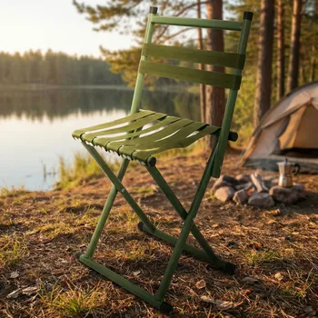 Zahradní lehátko Skládací turistická židle DAILY INTERNATIONAL HOME 38 × 50 cm zelená