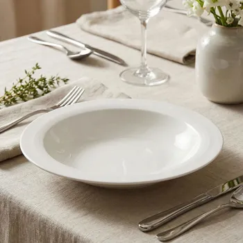 Talíř Hluboký talíř HOMEDELUX DOMINIC 23 cm bílý