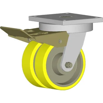 Pojezdové kolečko Polyuretanové kolo 160 mm zdvojené