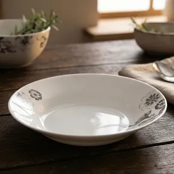 Talíř Hluboký kulatý talíř ODELO SUSANNE 23 cm bílý