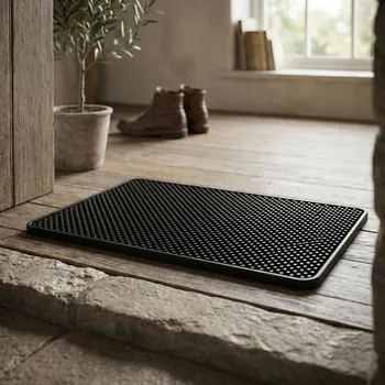 Rohožka Gumová rohožka s kolíky DAILY INTERNATIONAL HOME KOKO 40×60 cm černá