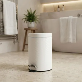 Odpadkový koš Odpadkový koš s pedálem ODELO VIDEL 3 l bílý