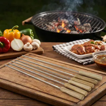 Kovové špízy na špízy DAILY INTERNATIONAL HOME 49 cm 6 ks